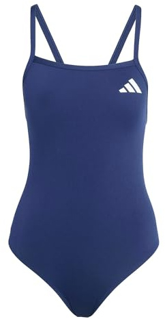 adidas Women's Badeanzug mit dünnen Trägern und V-förmigem Rückendesign