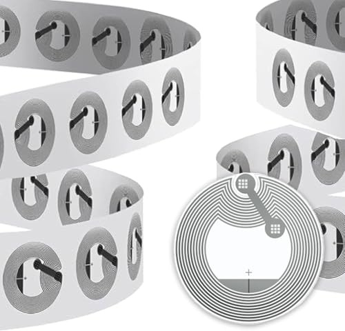 Werownsgso 60 Stück NFC Tag Sticker NFC Tag 215 Tags Programmierbar 504 Byte Speicher Wiederbeschreibbar Chip Sticker für Alle NFC-fähigen Handys und Geräte