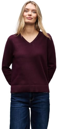 Street One Damen Kuscheliger V-Neck Pullover