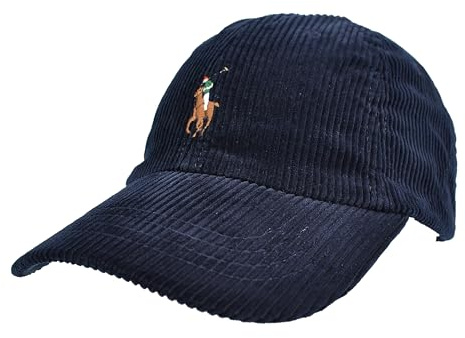 Ralph Lauren Classic Sport Cap Baseball Kord Blau One Size