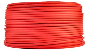 Cable solar fotovoltaico, Photovoltaic Cable 2.5mm2 4mm2 6mm2 Solar Power Wire/TUV for PV Panels Connection Red XLPE jacket(Red,5M-AWG11-4MM2)