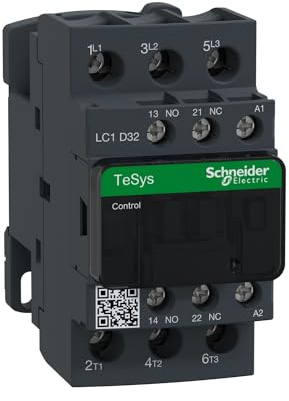 Schneider Electric TeSys D - AC Contactor, 110 V AC, 50/60 Hz, 3 Pole, 3NO, 32A, Fixed & DIN Rail Mounting, LC1D32F7
