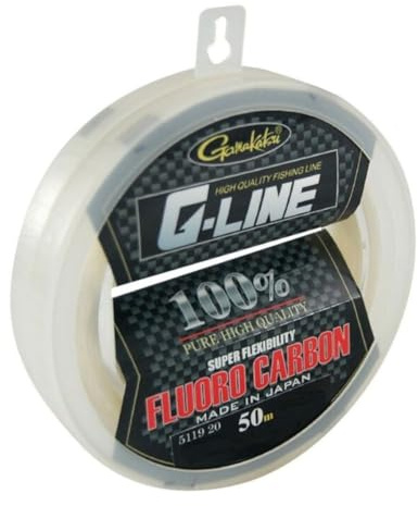 Gamakatsu G-Line Fluorocarbon 0.21mm 2,8kg - 50m Fluorocarbonschnur, Vorfachschnur, Vorfach