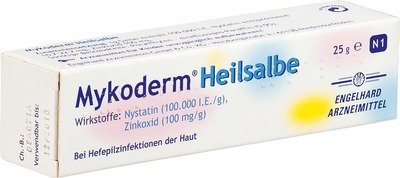 Engelhard Arzneimittel GmbH & Co.KG Mykoderm Salbe, 25 g - Hautschutzsalbe - Schutz vor Hautpilzen und Förderung der Heilung - Creme