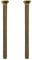 Upvc Door Handle 6mm M6 Screws 2X Gold Security Handle Match