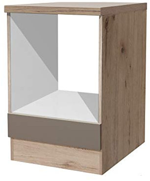 Herdumbauschrank Riva Breite 60 cm san remo eiche hell/quarzit cubanit