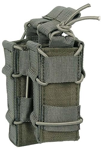 EXCELLENT ELITE SPANKER Offenes Doppel Magazin Pouch für M4 M14 M16 G36 AR15 Magazintasche mit Pistolen Magazin Pouch(Doppel + Ranger Grün)