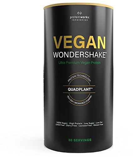 Protein Works - Vegan Wondershake | Premium Vegane Mischung | Vegan Protein | Veganes Protein Pulver | Doppel-Schokolade | 30 Portionen