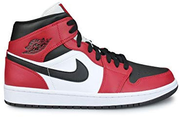 Nike Herren 554724-069 Sneaker, Negro-Gym Red, 43 EU