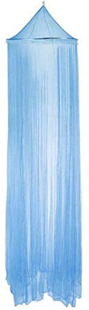 Zanzariera letto 61x61x156 cm protezione zanzare insetti rete grande pieghevole blu portatile camera estate notte accessorio casa viaggio tenda bambini regalo natale compleanno festa