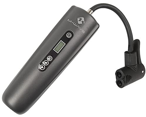 M-Wave Elumatik USB 2 Pompe électrique Mixte Adulte Graphite 17,8 x 5,5 x 5,3 cm