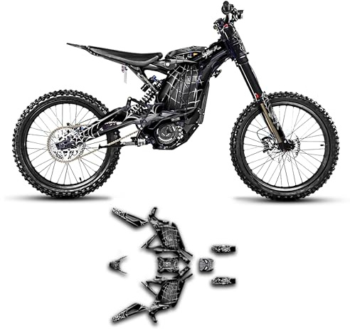 Kungfu Graphics Decal Kit for Sur-Ron Light Bee X with KKE Fork Off-Road Motorcycle Dirt Bike, SRX17N035-KO