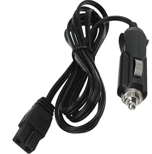 AUTUUCKEE 12V DC Car Cooler Cool Box Mini Fridge Cigarette Power 2m Lead Cable Plug Fused(12V Black)
