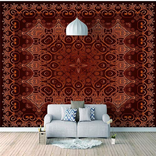 Fototapete Indischer Stil 300X200cm Selbstklebend Wandgemälde Wand Dekoration Schlafzimmer Tapete