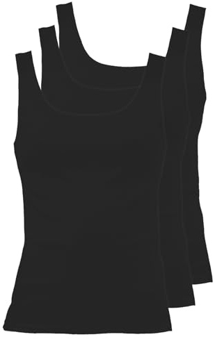 Pompadour 3er Pack Damen Achselhemd Cotton Light 7710-7711-7712-500