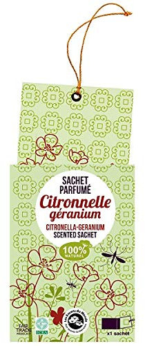 Les Encens du Monde - Sachet parfumé citronnelle-géranium - Vendu par unité