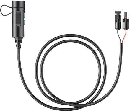 BLUETTI Externes Batterieanschlusskabel P090D zu MC4, Kompatibles Tragbare Powerstation EP500Pro