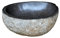 MyBer® Natursteinwaschbecken Steinwaschbecken Massivwaschbecken Waschbecken Waschschale Flusssteinwaschbecken PMBS01