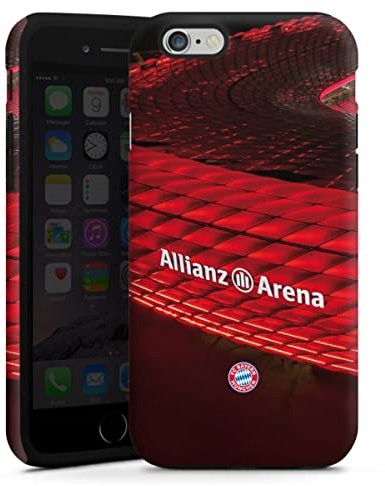 DeinDesign Panzer Handyhülle kompatibel mit Apple iPhone 6 robuste Outdoor Hülle Schutzhülle glänzend FCB Stadion FC Bayern München