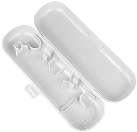 JHFGJGH 1 x Reise-Zahnbürstenetui, kompatibel mit Oral B & Philips Reiseetui für elektrische Zahnbürsten (weiß)