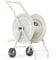 LIVLIG Schlauchwagen Metall, Premium Gartenschlauch Wagen, Schlauchwagen bis 50 m Gartenschlauch, Made in Europe, Farbe: Greige