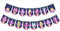 Movie Night Birthday Banner - Pink Girl Movie Night Birthday Party Supplies, Movie Theme Happy Birthday Banner for Backyard Cinema Popcorn 1st 2nd 3rd Party