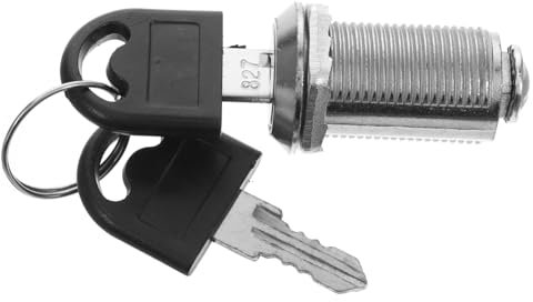 UKCOCO 30 Stk Nockenschloss Bolzenschloß Schiebetür-stößelschloss Schubladenschloss Vitrinenschloss Schreibtischschlösser Schreibtisch-push-lock Möbel Schrank Sicher Zinklegierung