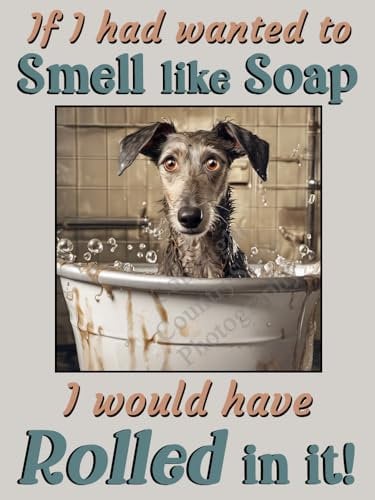 Lurcher Greyhound Whippet pet dog funny flexible fridge magnet Christmas stocking filler gift
