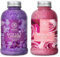 Sel de Bain Set Lavande & Rose 2х600g - Huile de Lavande Essentielle - Sel de Mer Huile Essentielle Absolue de Rose - Soin du Corps - Bain Relaxant - Beauté - Aromathérapie