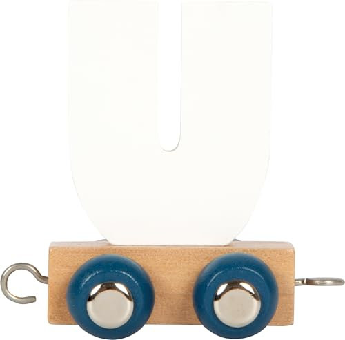 small foot Buchstabenzug Polar U aus Holz, Holzzug individuell kombinierbar, zum Dekorieren und Verschenken, 12591