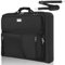 Anzugtasche Herren, Kleidersack Reisetasche, Kleidersack Faltbar Hängende Anzugtasche für Business Travel Aktenkoffer Bürotasche mit Schultergurt für Männer Frauen Business Arbeit, Schwarz