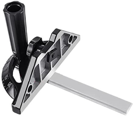 Precision Miter Gauge with Aluminum Miter Fence,Adjustable Table Saw Fence,Aluminum Alloy Table Saw Sled,Wear-Resistant Table Saw Miter Gauge for Table Saw - Black