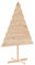 vidaXL Árbol de Navidad de Adorno Madera Maciza 150 cm, decoración del árbol de Navidad de Madera, árbol Decorativo de Madera, decoración del árbol de Madera