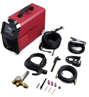 Saldatrice TIG Portatile Synergy AC/DC HF TIG Pluse Saldatore MMA Spot Multiprocesso For La Casa Fai Da Te