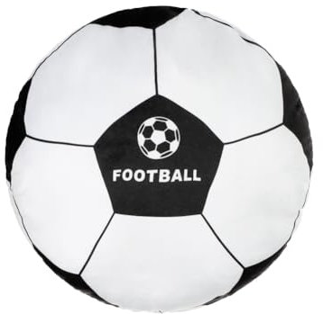 XGOPTS Plüsch Football Kissen 48 * 48 cm Flauschige Basketball Kissen Ballkissen Weiche American Football Kissen Fussball Jungen Geschenke für Zimmer Dekorationen Geburtstag Party
