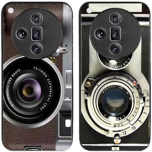 Lot de 2 coques de protection arrière en gel silicone TPU pour smartphone OPPO Find X7 Ultra)