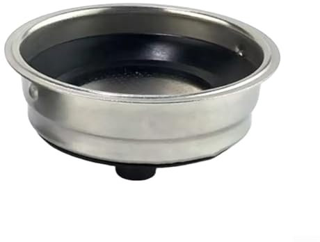 Pumixiy Juego de cesta de filtro de acero inoxidable de 51 mm, accesorios para máquina de café, compatible con múltiples marcas de cafeteras de un solo disparo (individual)