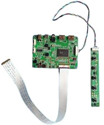 QPOGRMJR Kit DIY Treiber Controller Board for N140BGA-/EA3/EA4/EB3/EB4 1366x768 14 2HDMI-Mini USB Micro 30 Pin EDP Laptop Bildschirm(for N140BGA-EB3)