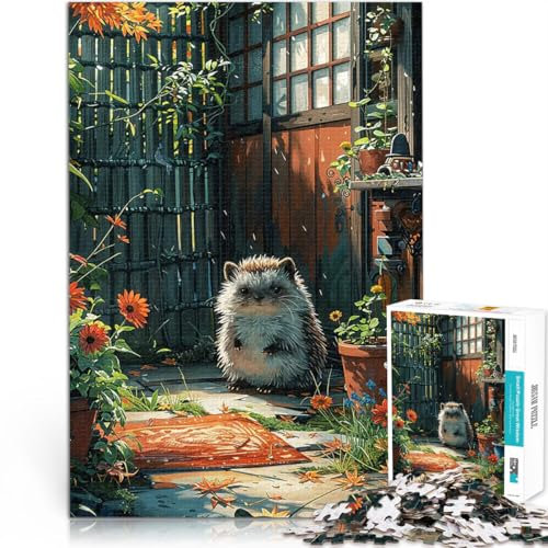 2000 Piece Jigsaw Puzzles for teenagers Jigsaw Cute Hedgehog Greenhouse Lustige Spiele Wanddekoration70x100cm