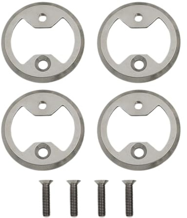 FANSHINUO Pedalverstärkungsplatten-Set, Ersatzteil, Zubehör, Bogen, Legierung, Pedale, Stollen, Fahrräder, Pedale, Stollen, 4 Stück