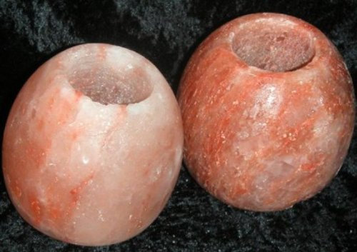 Yeti-Gold Salzteelicht poliert 9cm