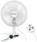 Pro Breeze 6 Inch Clip on Fan with 2 Speeds, Mains Powered, 360° Rotation, Silent Desktop Fan with Strong Airflow - Mini Plug in Silent Desk Fan, Ideal Electric Air Circulator for Bed, Cot & Desk top