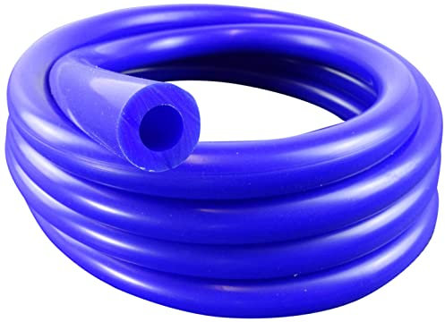 1m Unterdruckschlauch Silikon ID-Ø 2mm blau 200°C | METERWARE AUSWAHL | Silikonschlauch Universal Vakuum-Schlauch Luft Wasser Silikon Gummi Aquarium Lebensmittel-tauglich echt flexibel