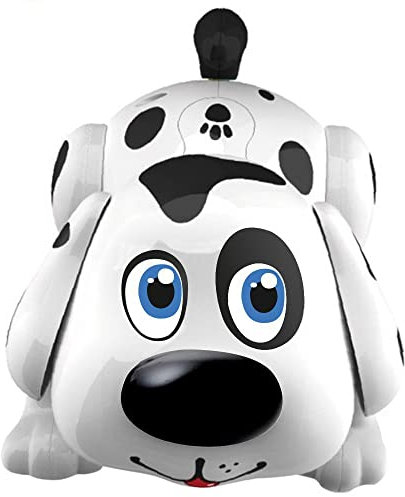 WEofferwhatYOUwant Robot Dog Spanish Harry – Bilingual Interactive Dalmatian Puppy Toy – Touch Activated Pet That Walks Talks Barks Sings in Spanish – Educational Gift for Toddlers 2+