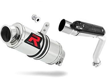 DOMINATOR Terminale di Scarico Marmitta Silenziatore GP1 compatibile con CB 600F HORNET 2003-2006