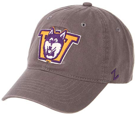 Zephyr NCAA Washington Huskies Mens Adjustable Scholarship Hat Charcoal, Washington Huskies Charcoal, Adjustable