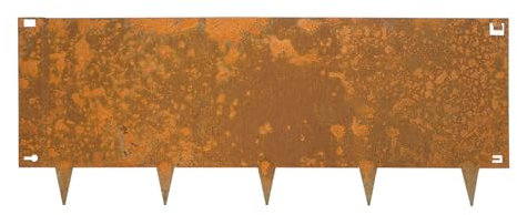Wovar Bordure de Jardin en Acier Corten 40 x 106 cm Flexible - par pièce