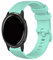 Bracelet de montre en silicone compatible avec Garmin Venu 2S à libération rapide, étanche, résistant à la transpiration, compatible avec la montre connectée Venu 2S – Bleu sarcelle