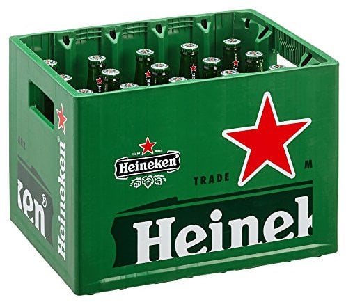Heineken Pils Bier - Flaschenbier im Kasten, 5 Prozent Alkoholgehalt, mit natürliche Zutaten, erfrischend milder Geschmack, 400 ml (20er Pack)