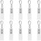 Flutesan 10 Pieces Hearing Aid Battery Case 312 Hearing Aid Batteries Caddy Hearing Aid Amplifier Storage Box Plastic Battery Holder Portable Travel Case Pocket Carry Box with Keychain